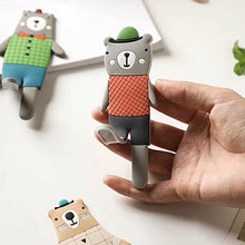 Charger l&#39;image dans la galerie, Aimant de Réfrigérateur Magnétique Mignon Ours à Carreaux