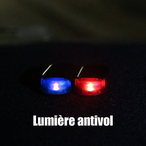 Lampe solaire à capteur antivol pour voiture