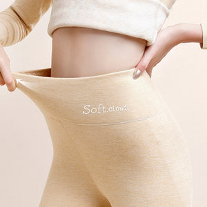 Pantalon cache-ventre en soie