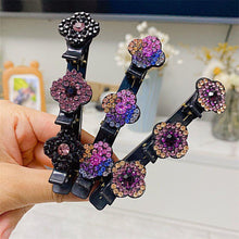Charger l&#39;image dans la galerie, Barrette à Cheveux Latérale à Trois Fleurs
