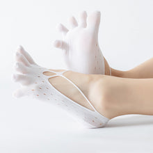 Charger l&#39;image dans la galerie, Chaussettes croisées basses unies d&#39;été