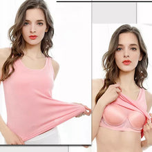 Charger l&#39;image dans la galerie, Débardeur décontracté pour femmes avec soutien-gorge intégré