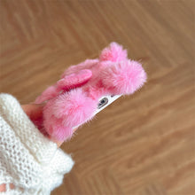 Charger l&#39;image dans la galerie, Langue drôle qui sort étui de téléphone portable en peluche pour iPhone