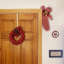 Charger l&#39;image dans la galerie, Décoration de cadre de porte bonhomme en pain d&#39;épice