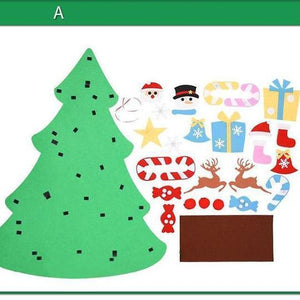 Arbre de Noël en Feutre Bricolage (Meilleur Cadeau pour Les Enfants) - ciaovie