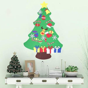 Arbre de Noël en Feutre Bricolage (Meilleur Cadeau pour Les Enfants) - ciaovie