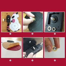 Charger l&#39;image dans la galerie, Horloge murale Chat nordique avec queue frétillante