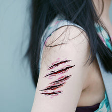 Charger l&#39;image dans la galerie, 🎃Halloween tatouage temporaire maquillage farce🎃