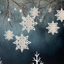 Charger l&#39;image dans la galerie, Ciaovie™ Décorations 3D en Flocon de Neige (6/12 pièces) - ciaovie