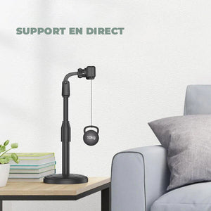 Support de téléphone rétractable pour diffusion en direct