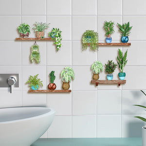 🌵Autocollants muraux 3D Greenery