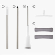 Charger l&#39;image dans la galerie, Balai à franges papillon à pression facile