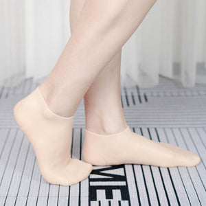 Chaussettes en silicone pour femmes pour spa et pédicure