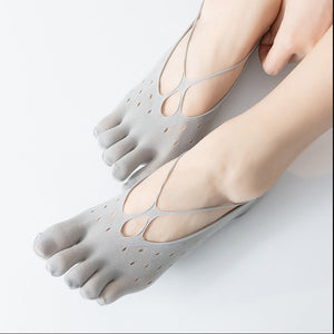 Chaussettes croisées basses unies d'été