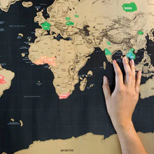 Charger l&#39;image dans la galerie, Carte du monde à gratter
