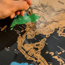 Charger l&#39;image dans la galerie, Carte du monde à gratter
