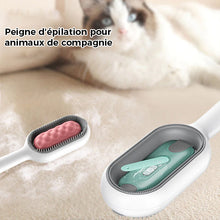 Charger l&#39;image dans la galerie, Peigne d&#39;épilation pour animaux de compagnie avec réservoir d&#39;eau