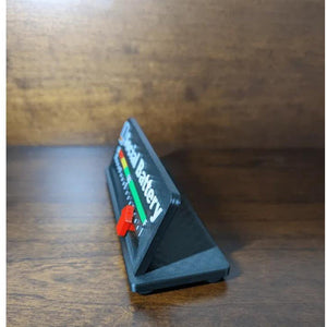 Indicateur de bureau de batterie sociale