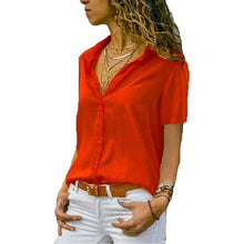 Charger l&#39;image dans la galerie, Dames T-shirt Décontracté en Mousseline de Soie - ciaovie