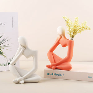 vase de réflexion en céramique