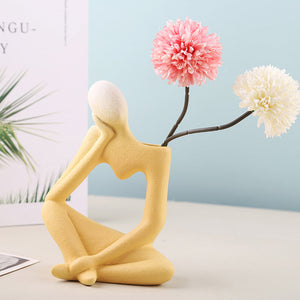 vase de réflexion en céramique