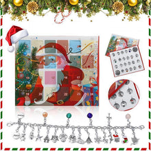 Charger l&#39;image dans la galerie, 👑Calendrier De Compte à Rebours 24 jours Bricolage Perlé Boîte Aveugle Cadeau De Noël Bracelet