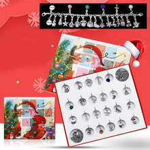 Charger l&#39;image dans la galerie, Calendrier De Compte à Rebours 24 jours Bricolage Perlé Boîte Aveugle Cadeau De Noël Bracelet