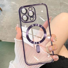 Charger l&#39;image dans la galerie, Coque aimantée transparente pour iPhone