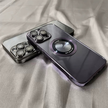 Charger l&#39;image dans la galerie, Coque aimantée transparente pour iPhone