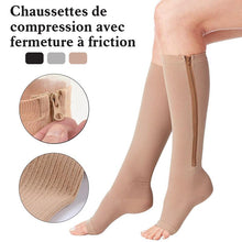 Charger l&#39;image dans la galerie, Chaussettes de compression avec fermeture à glissière - ciaovie