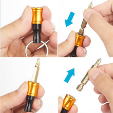 Charger l&#39;image dans la galerie, Tournevis à tête hexagonale 1/4&quot; support boucle de randonnée