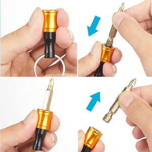 Tournevis à tête hexagonale 1/4" support boucle de randonnée