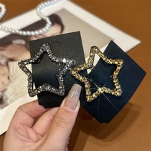 Charger l&#39;image dans la galerie, Barrettes de pinces à cheveux en strass (4 pièces)