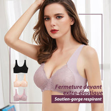Charger l&#39;image dans la galerie, Ciaovie™ Soutien-Gorge Respirant Extra-Élastique Fermeture Frontale Sans Anneau en Acier - ciaovie