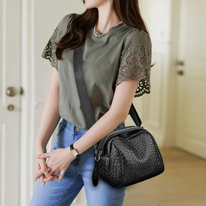 Sac en peau de vache de grande capacité👜