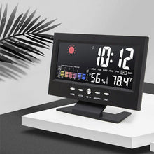 Charger l&#39;image dans la galerie, LED Contrôleur de température et d&#39;humidité Horloge d&#39;alarme