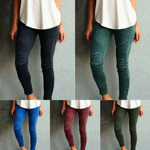 Charger l&#39;image dans la galerie, Pantalon Amincissant En Coton Elastique - ciaovie
