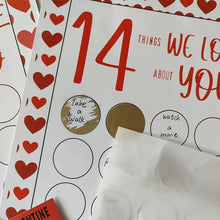 Charger l&#39;image dans la galerie, Imprimé à Gratter Saint-Valentin