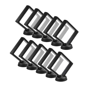 Cadre flottant 3D noir (10 PCS)