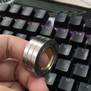 Anneau de Fidget de pneu de moto en acier inoxydable à double fonction