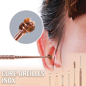 Cure-oreilles En Acier Inoxydable(6 pièces)