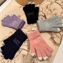 Charger l&#39;image dans la galerie, Gants tricotés en laine mignons