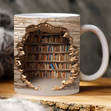 Charger l&#39;image dans la galerie, Tasse de bibliothèque 3D  Note