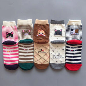 Chaussettes avec oreilles de chat