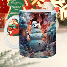 Charger l&#39;image dans la galerie, Tasse gonflée de chocolat chaud de Noël en 3D