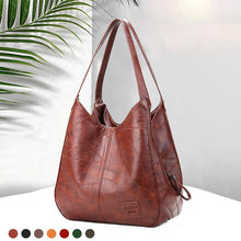 Charger l&#39;image dans la galerie, Sac à Main En Cuir Vintage Pour Femme