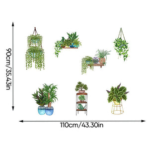 🌵Autocollants muraux 3D Greenery