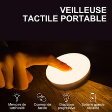 Charger l&#39;image dans la galerie, Veilleuse tactile portable - ciaovie