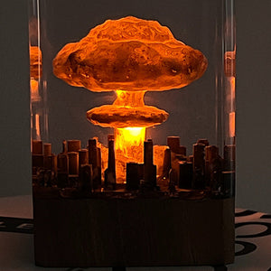 Ornement nuage de champignons explosifs