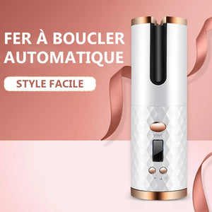 Fer à friser à rotation automatique sans fil